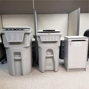 secure collection containers for document shredding