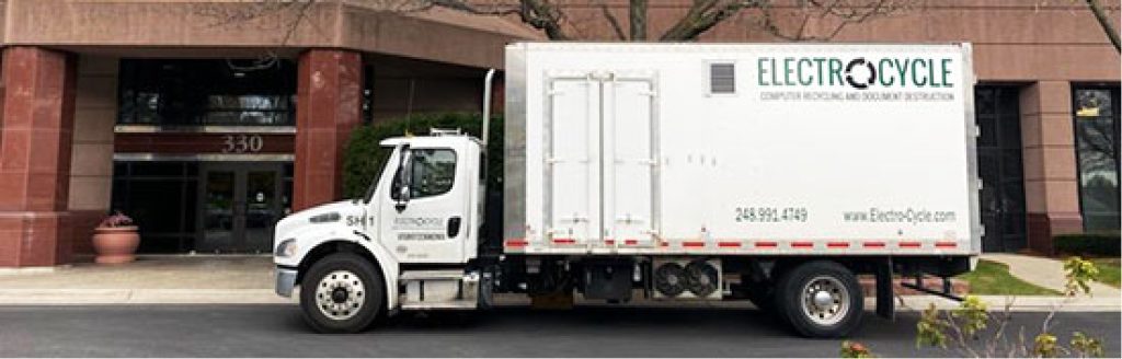 electrocycle document shredding truck