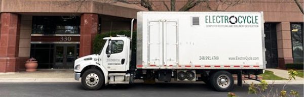 electrocycle document shredding truck