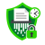 Scheduled document shredding security icon